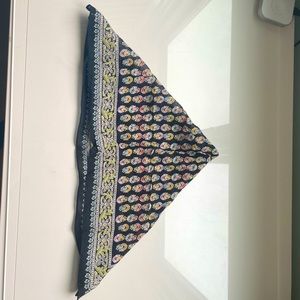 New Madewell bandana will be rolled and tied with original tie before ship